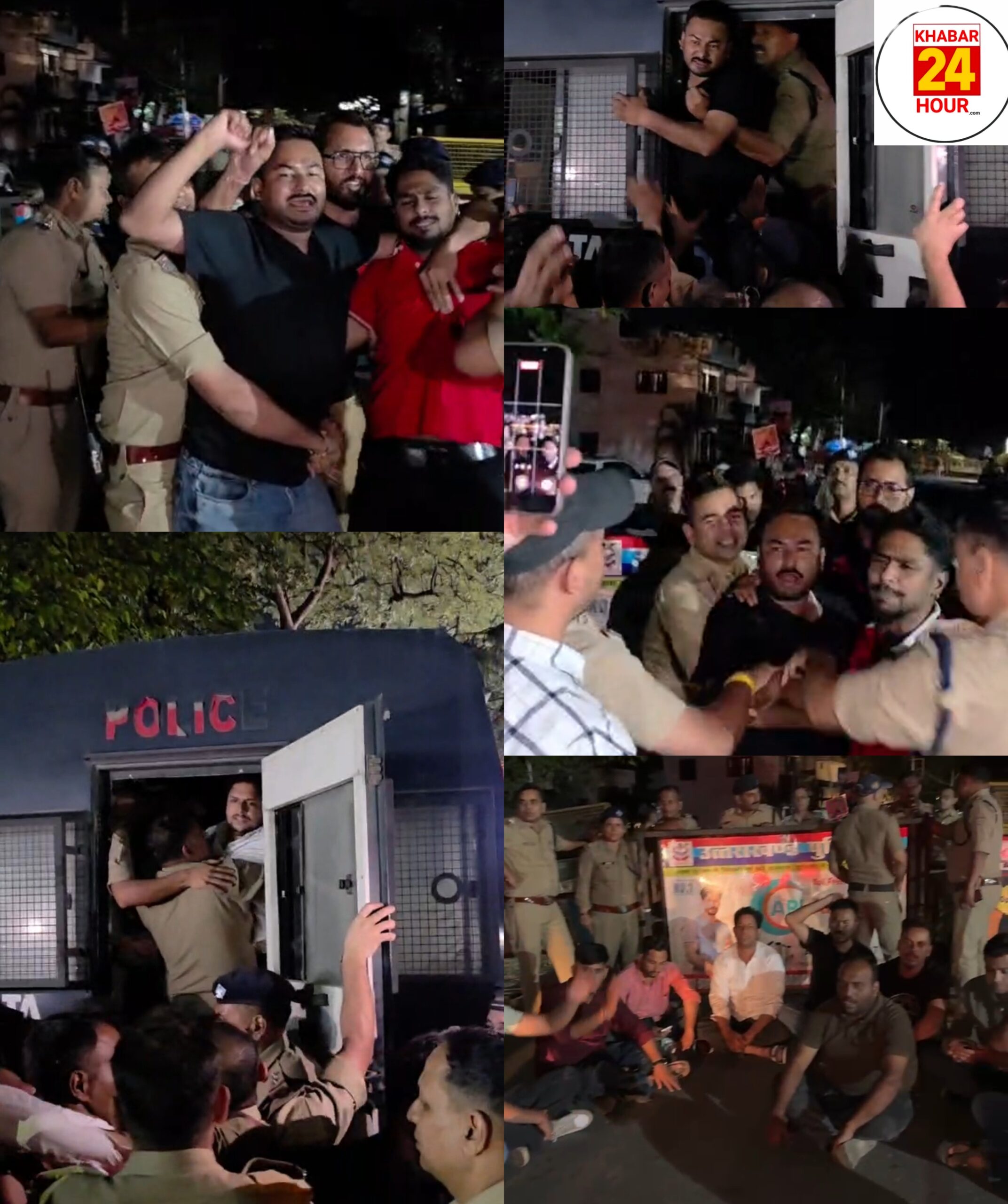 छात्रसंघ चुनाव में धांधली और वोट चोरी का आरोप, मुख्यमंत्री आवास का किया घेराव